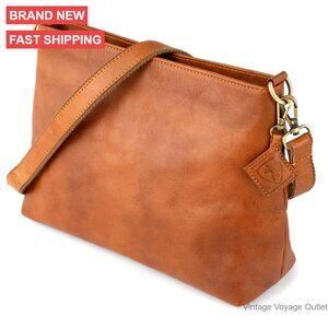 Genuine Leather Crossbody Shoulder Bag Satchel Adjustable Strap